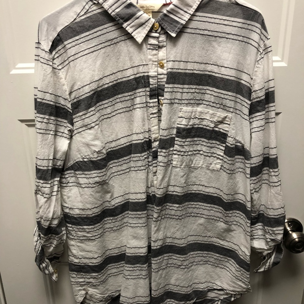 Matilda Jane Joanna Gaines collection button down shirt.